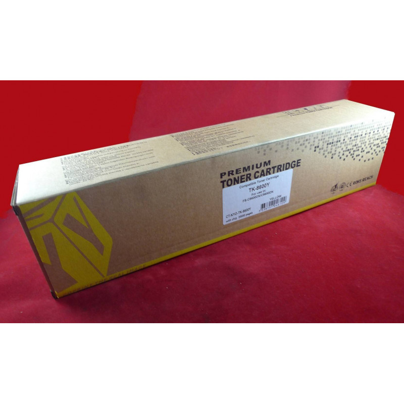 Тонер-картридж для Kyocera FS-C8600DN/C8650DN TK-8600Y yellow ELP Imaging®