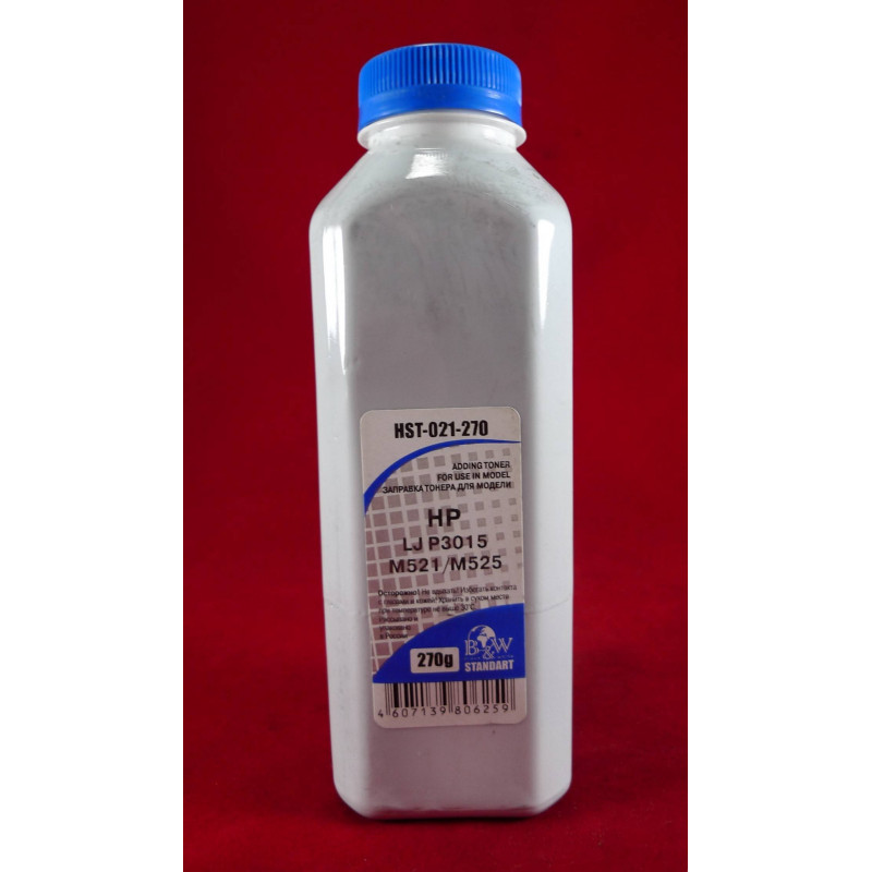 Тонер для картриджей CE255A,CRG-724 (фл. 270г) B&W Standart фас.Россия