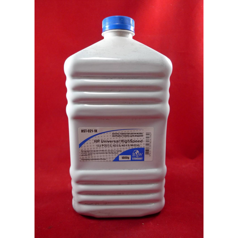 Тонер для картриджей Universal High Speed CE255A/X,CC364A/X,CE390X,CF237A/X (фл. 1кг) B&W Standart фас.Россия
