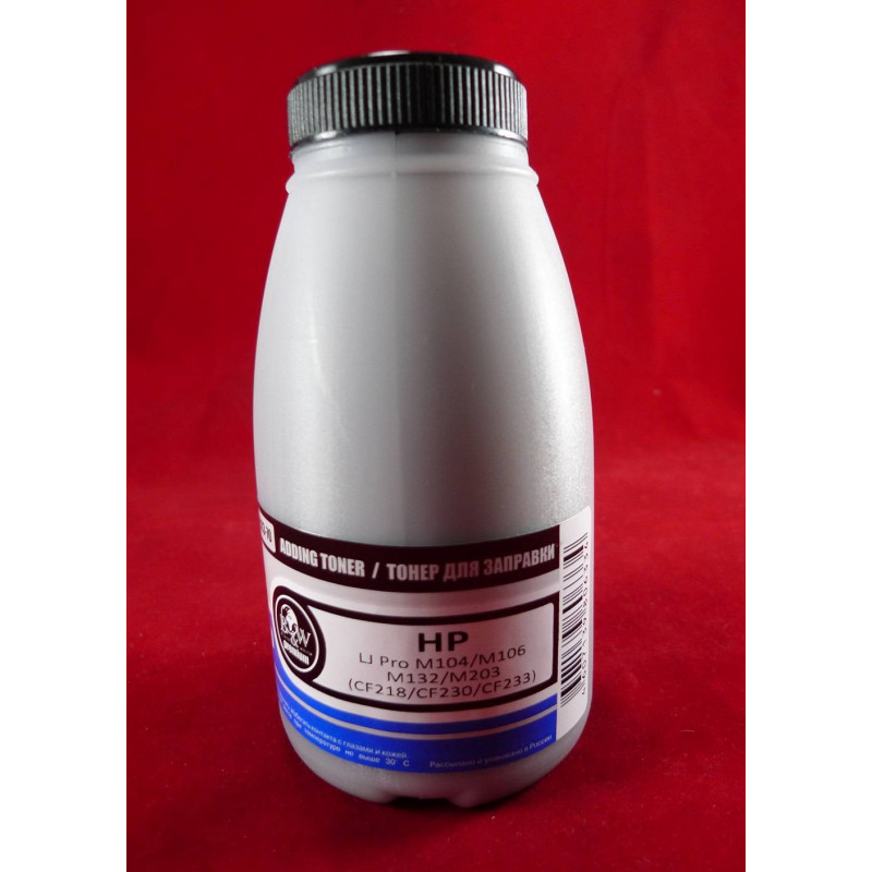 Тонер для картриджей CF218/CF230A,CRG-047,CRG-051 (фл. 70г) B&W Premium фас.Россия