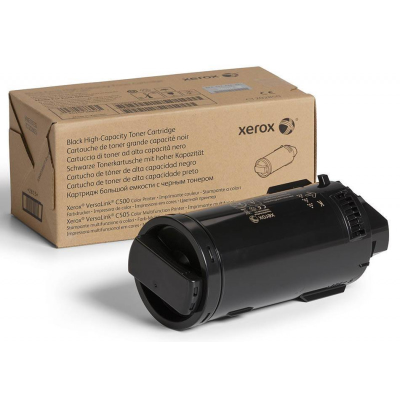 Тонер-картридж XEROX VersaLink C500/C505 черный (12,1K)