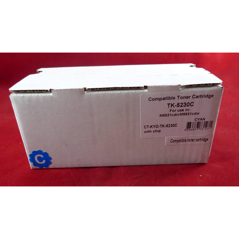 Тонер-картридж для Kyocera Ecosys P5021cdn/P5021cdw/M5521cdn/M5521cdw TK-5230C cyan 2.2K ELP Imaging®