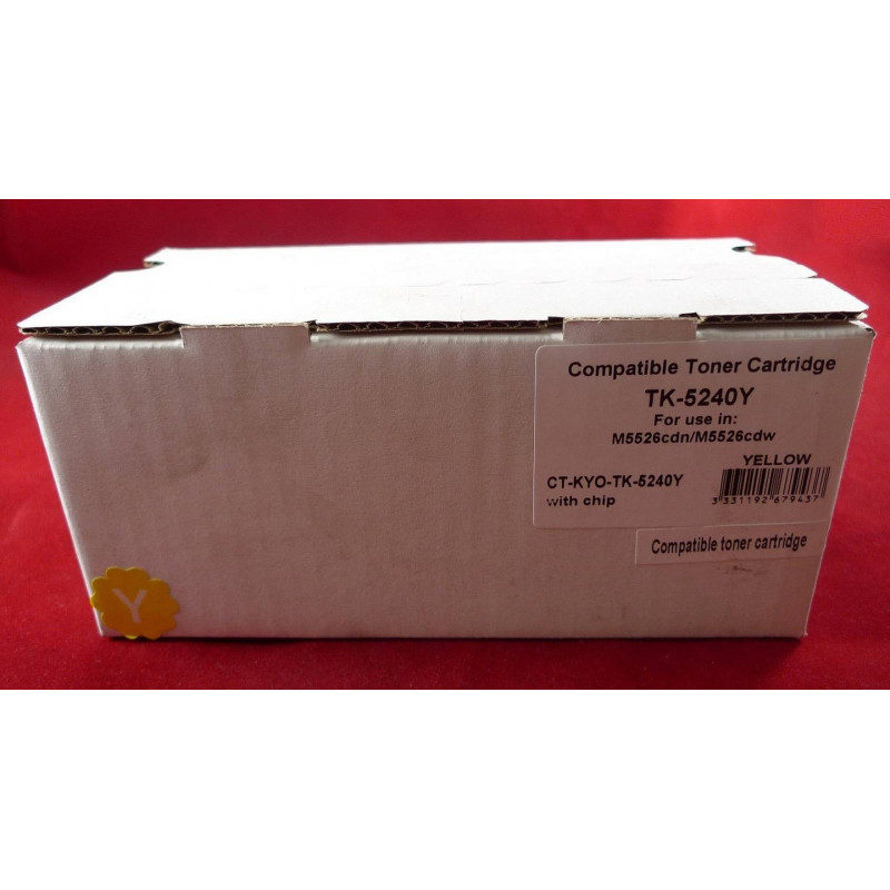 Тонер-картридж для Kyocera Ecosys P5026cdn/P5026cdw/M5526cdn/M5526cdw TK-5240Y yellow 3K ELP Imaging®