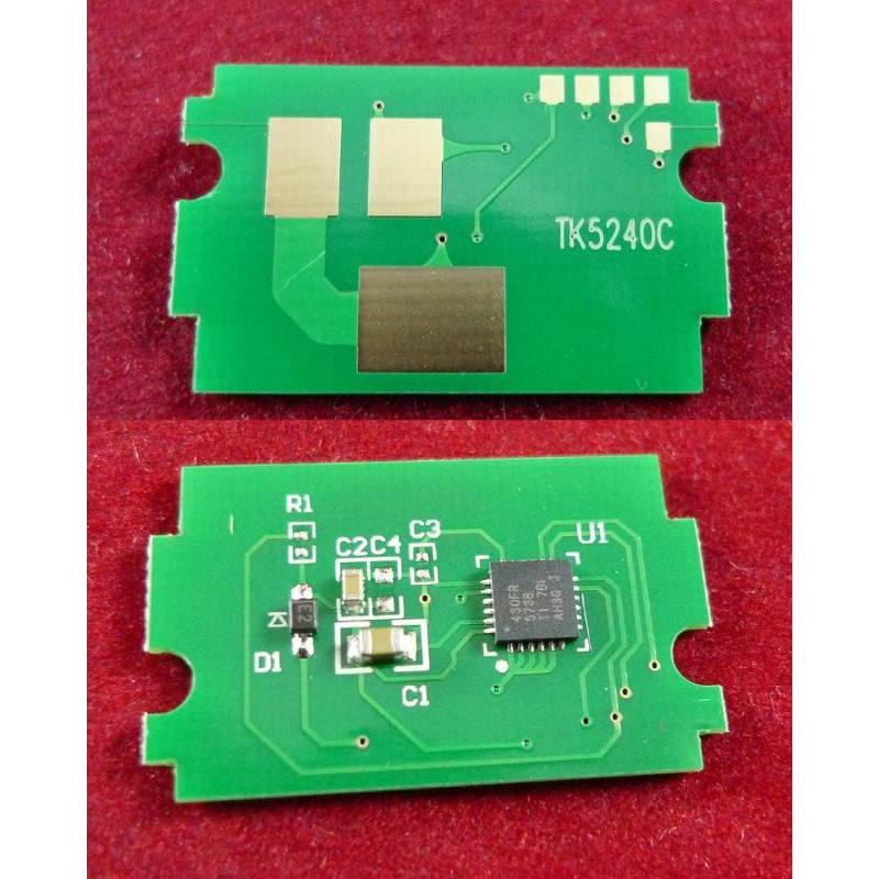 Чип для Kyocera Ecosys P5026cdn/M5526cdn (TK-5240C) Cyan, 3K ELP Imaging®