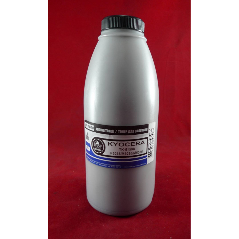 Тонер для Kyocera TK-5150K, P6035/M6035/M6535 Black (фл. 210г) B&W Premium
