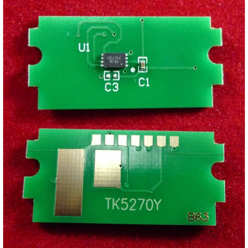 Чип для Kyocera Ecosys P6230cdn/M6230cidn/M6630cidn (TK-5270Y) Yellow, 6K ELP Imaging®