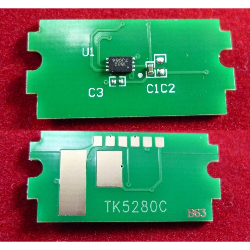 Чип для Kyocera Ecosys P6235cdn/M6235cidn/M6635cidn (TK-5280C) Cyan, 11K ELP Imaging®