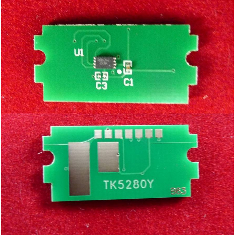 Чип для Kyocera Ecosys P6235cdn/M6235cidn/M6635cidn (TK-5280Y) Yellow, 11K ELP Imaging®