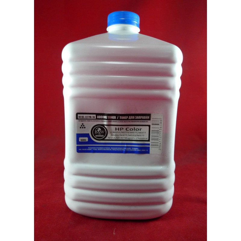 Тонер для картриджей CF403/CF413/CF533/CF543, CRG-045/046/054 Magenta химический (кан. 1кг) B&W Premium фас.Россия