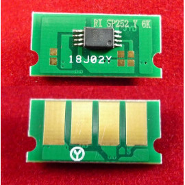Чип Ricoh SP C252Dn/C252Sf/C262Dnw/C262Sf (SPC252HE) Yellow, 6K ELP Imaging®