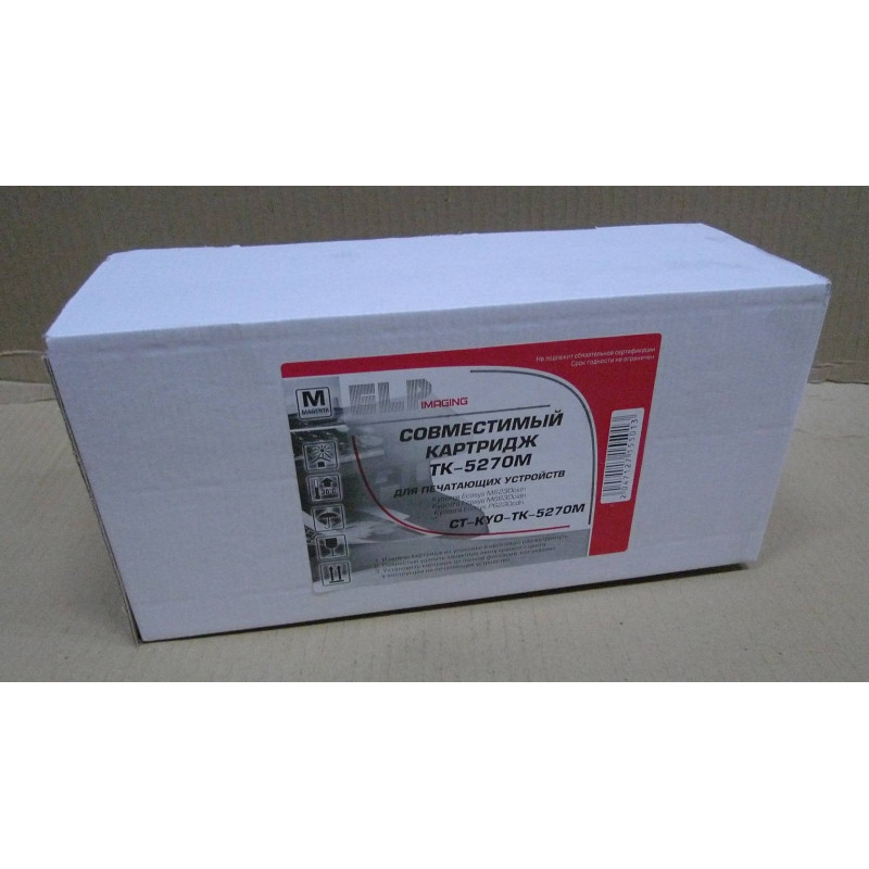 Тонер-картридж для Kyocera Ecosys M6230cidn/M6630cidn/P6230cdn TK-5270M magenta 6K  ELP Imaging®