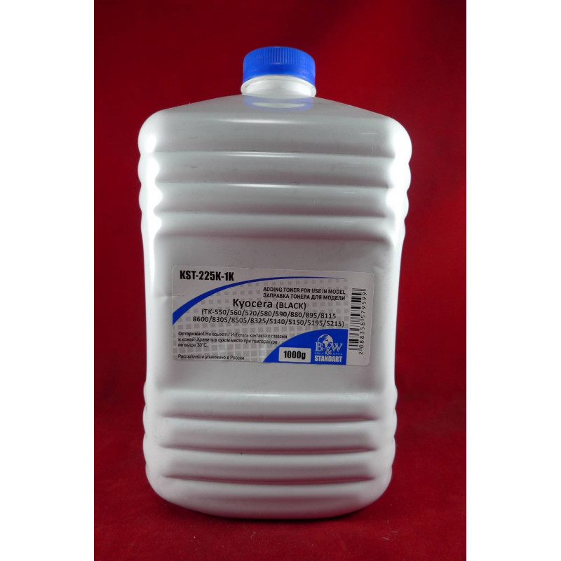 Тонер для Kyocera TK-895/5140/5150/5215/5270/5280/5290/5305/8115/8325 Black (Tomo VF03-K) (кан. 1кг) B&W Standart