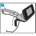 Панель управления (дисплей) в сборе HP DJ T830 MFP (F9A30-67043)