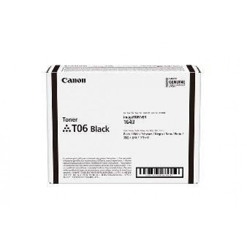 Тонер CANON T06 TONER BK  чёрный  20 500 стр