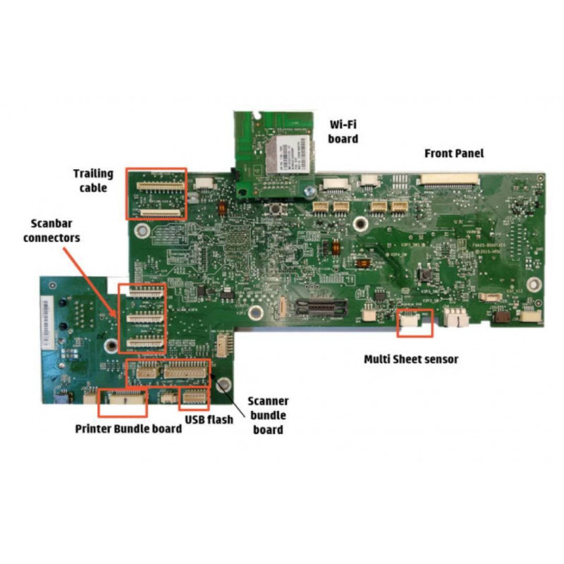 Плата форматера HP DJ T730/T830 (F9A28-67020/F9A30-67001)