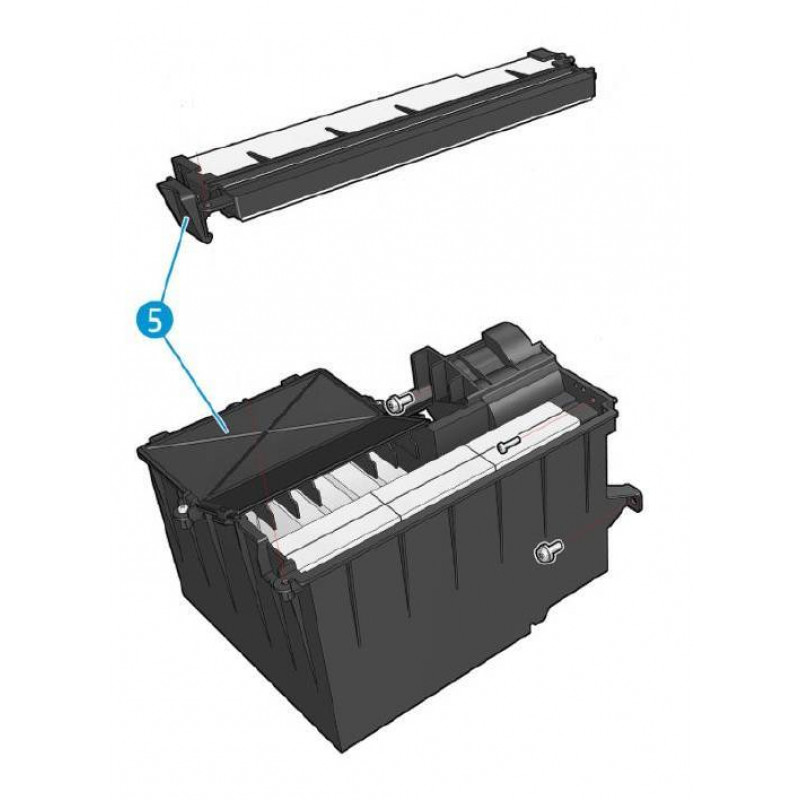 Сервисный набор HP DesignJet T1700/T1708/Z6/Z9/Z2600/Z5600  (T8W15-67018) Left Spittoon Service Kit