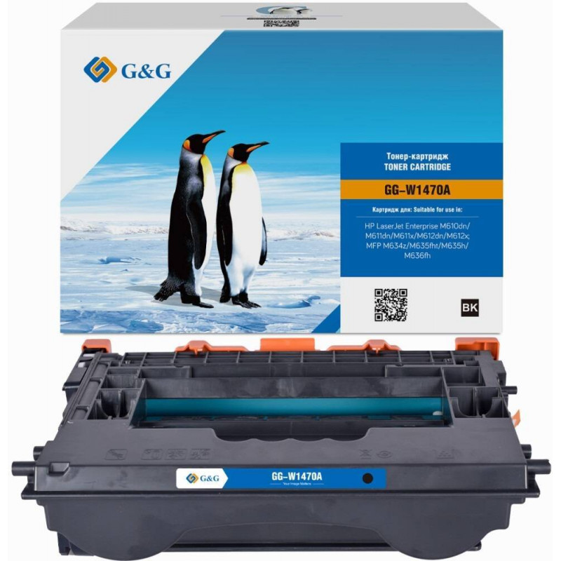 Картридж G&G, аналог HP W1470A 10.5k с чипом