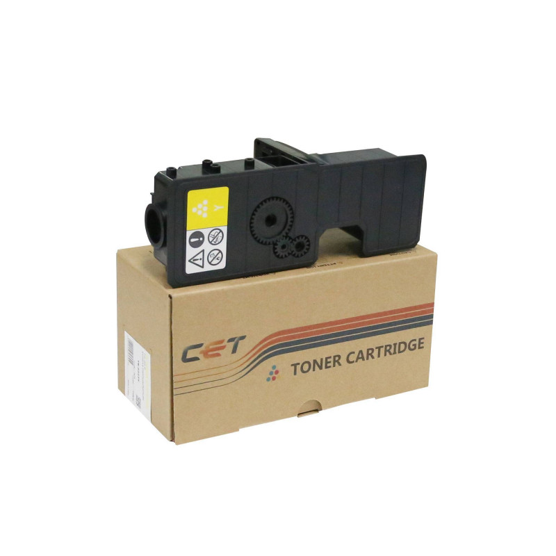 Тонер-картридж для KYOCERA ECOSYS P5021cdn/M5521cdn Yellow (PK208) 33г, 2200 стр. (TK-5230Y) CET