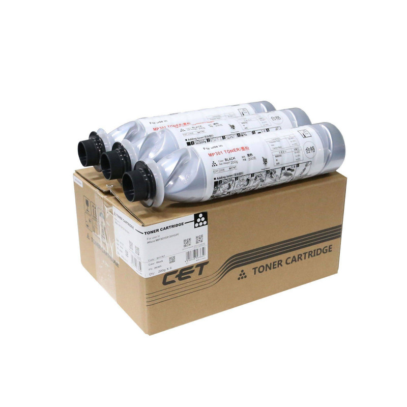 Тонер-картридж для RICOH Aficio MP301SP/MP301SPF (SD3) 200г, 8000 стр. (841767/841714/841711/842339) CET