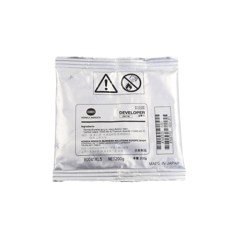 Девелопер для KONICA MINOLTA Bizhub 164/184/195/215 (A1UC500/DV-116) 170г CET