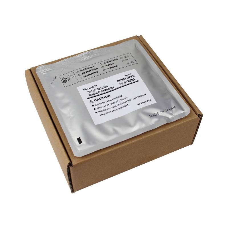 Девелопер для KONICA MINOLTA Bizhub C224 Black, 210г/пак (A2XN03D) CET