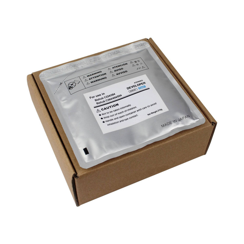Девелопер для KONICA MINOLTA Bizhub C224 Cyan, 210г/пак (A2XN0KD) CET
