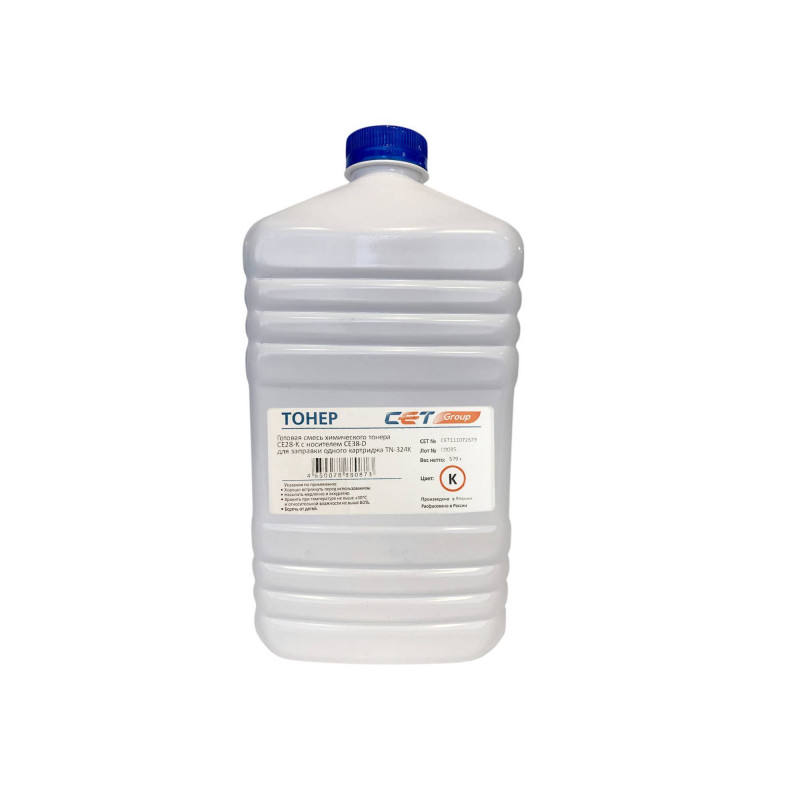 Тонер + носитель для KONICA MINOLTA Bizhub C258/308/368 (Japan) Black (CPT + CE28) 579г/бут (TN-324K/A8DA150) CET