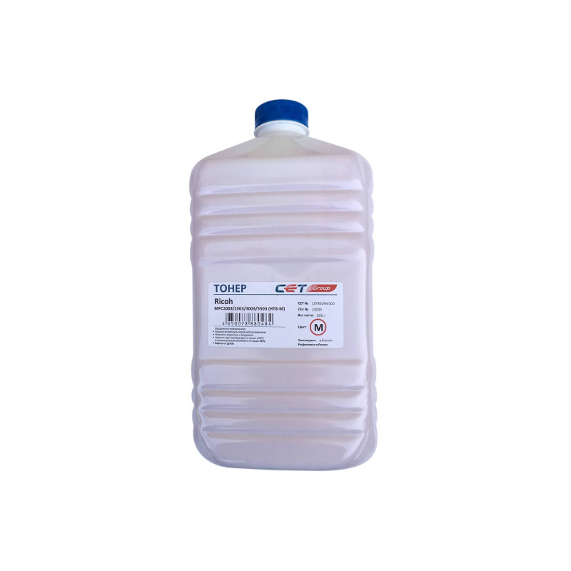 Тонер для RICOH MPC2011/C2004/C2504/C3003/C307, IMC3000 Magenta HT8-M (CPT) 500г/бут. (унив.) (Japan) CET