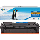 Картридж G&G, аналог HP W2211X/207X синий 2,45k с чипом