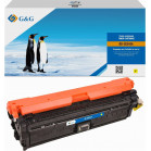 Картридж G&G, аналог HP CE342A/651A желтый 16k с чипом