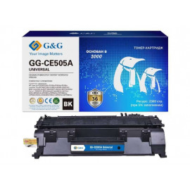 Картридж G&G, аналог HP CE505A/CF280A/ Canon /CRG119/CRG719/CRG519/CRG319  2.3k с чипом