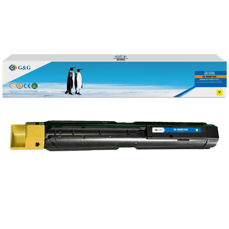 Картридж G&G, аналог Xerox 006R01696 желтый 3k