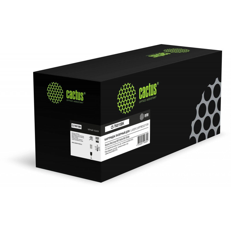 Картридж лазерный Cactus CS-TK8115BK TK-8115BK черный (12000стр.) для Kyocera Mita Ecosys M8124cidn/M8130cidn