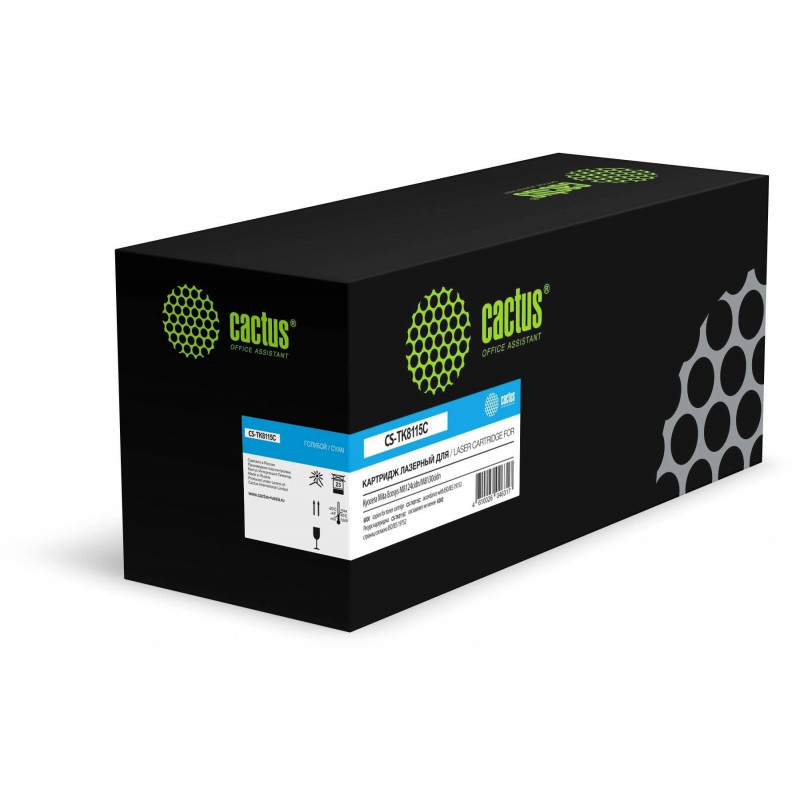 Картридж лазерный Cactus CS-TK8115C TK-8115C голубой (6000стр.) для Kyocera Mita Ecosys M8124cidn/M8130cidn