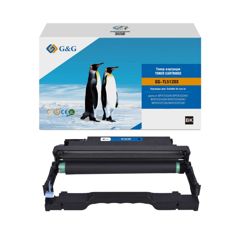 Картридж G&G, аналог Pantum TL5120X черный 15k с чипом
