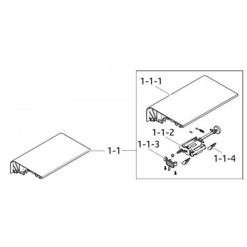 Крышка автоподатчика ADF HP Laser M432fdn (7UQ76-60102)