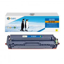 Картридж G&G, аналог Canon C075HY желтый 2.5k с чипом