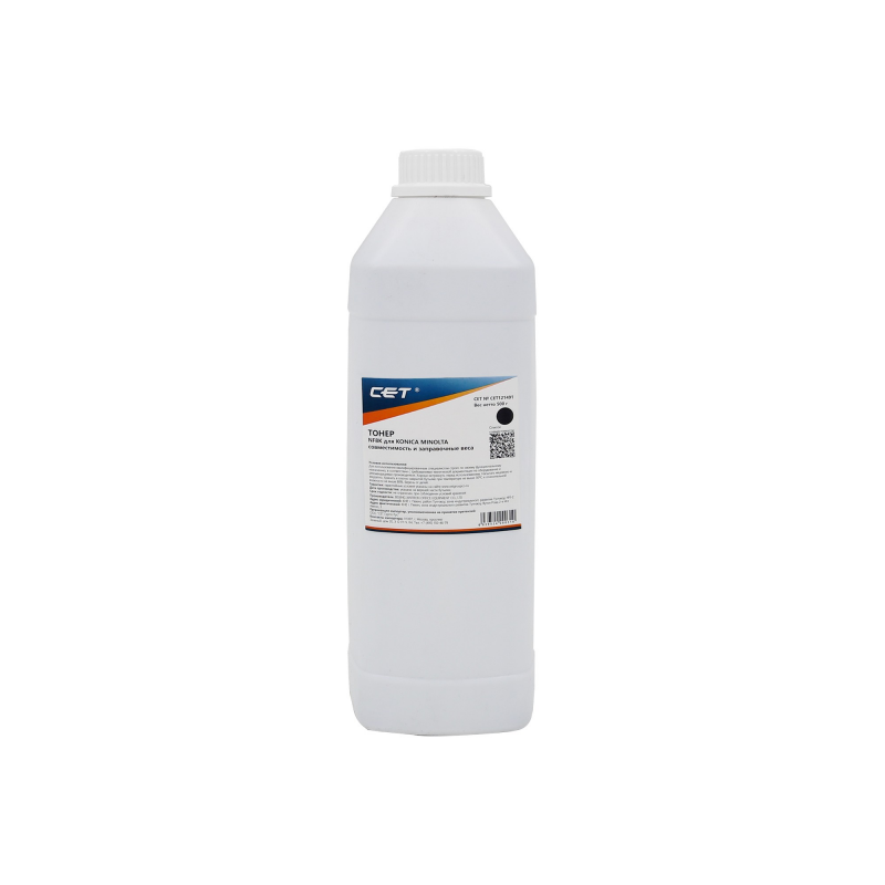 Тонер для KONICA MINOLTA Bizhub C258/C368/C227/C287 Black (NF8K) 500г/бут (TN-324K/TN-221K) CET
