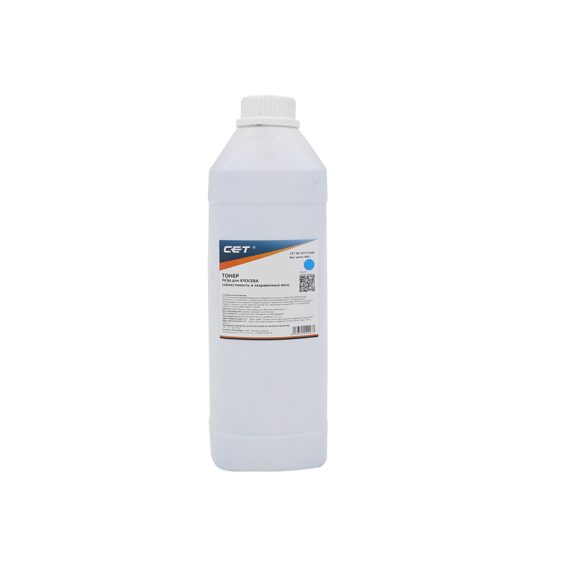 Тонер для KYOCERA TASKalfa 2554ci/3554ci Cyan (PK54) 500г/бут (TK-8365C/TK-8375C/CK8350C/TK-8605C) CET