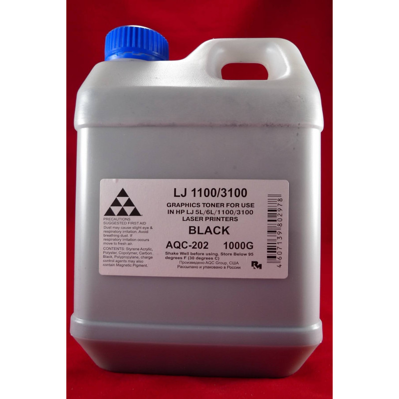 Тонер для картриджей C4092A/C3906A, FX-3/EP-22/EP-A (кан. 1кг) AQC-США фас.Россия