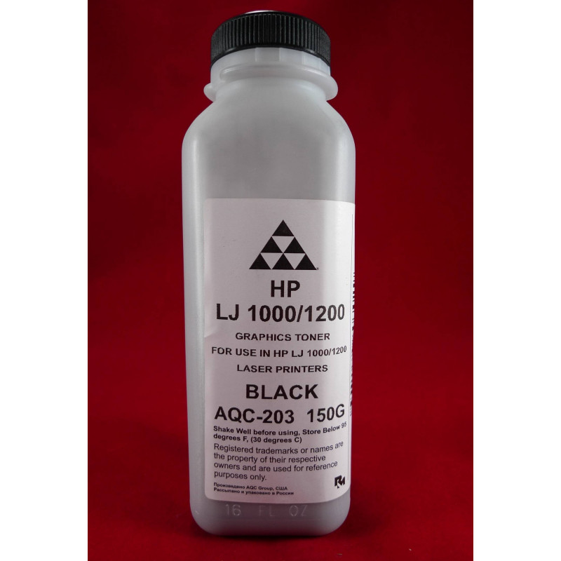 Тонер для картриджей Q2613A/Q2624A/C7115A, EP-26/EP-27 (фл. 150г) AQC-США фас.Россия