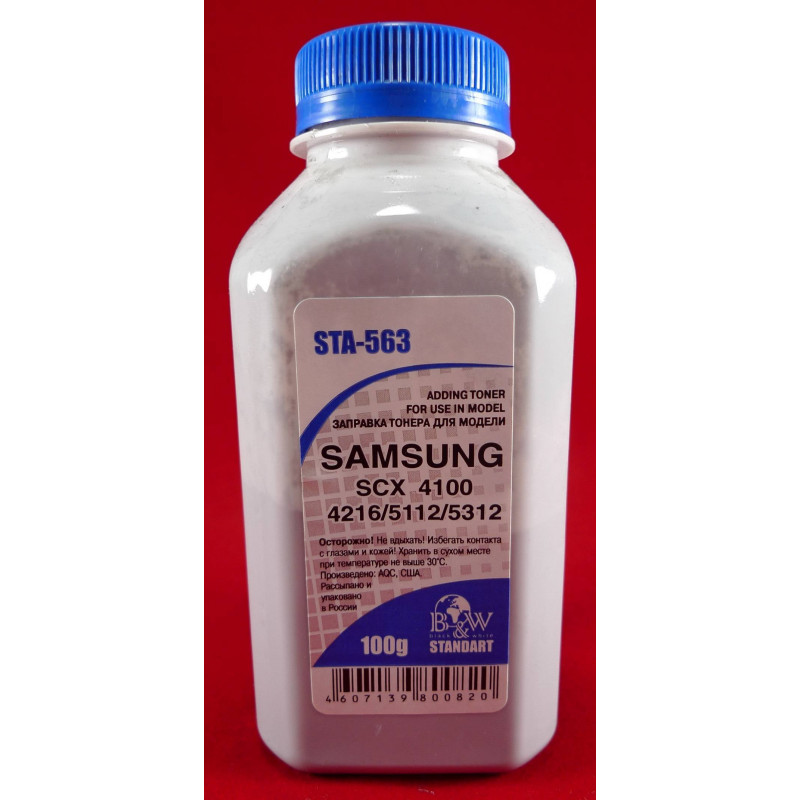 Тонер SAMSUNG ML-216x SCX 320x/340x/4100/4200/4220/4300 Xerox WC3215/3225 (фл. 100г) B&W Standart фас.Россия