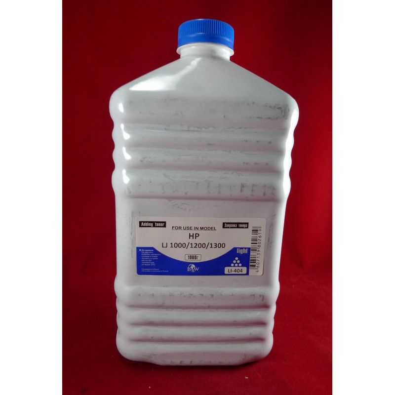 Тонер для картриджей Q2613A/Q2613X/Q2624A/Q2624X/C7115A/7115X, EP-26/EP-27 (фл. 1кг) B&W Light фас.Россия