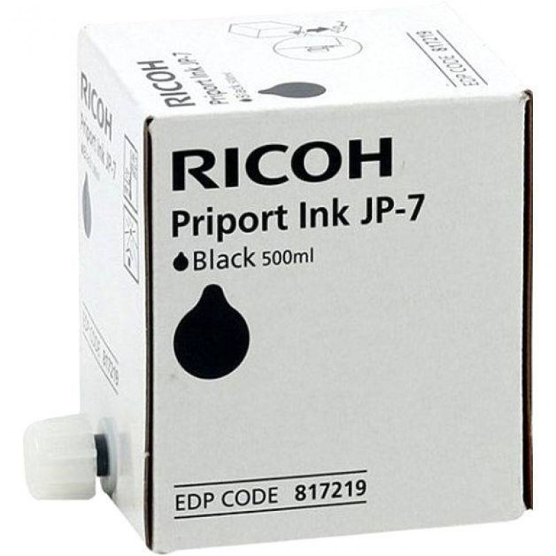 Чёрные чернила RICOH тип JP-7( 1 картридж*500мл)