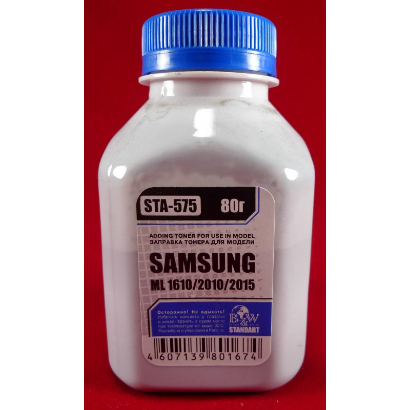 Тонер SAMSUNG ML-1610/1615/2010/2015 (фл. 80г) B&W Standart фас.Россия
