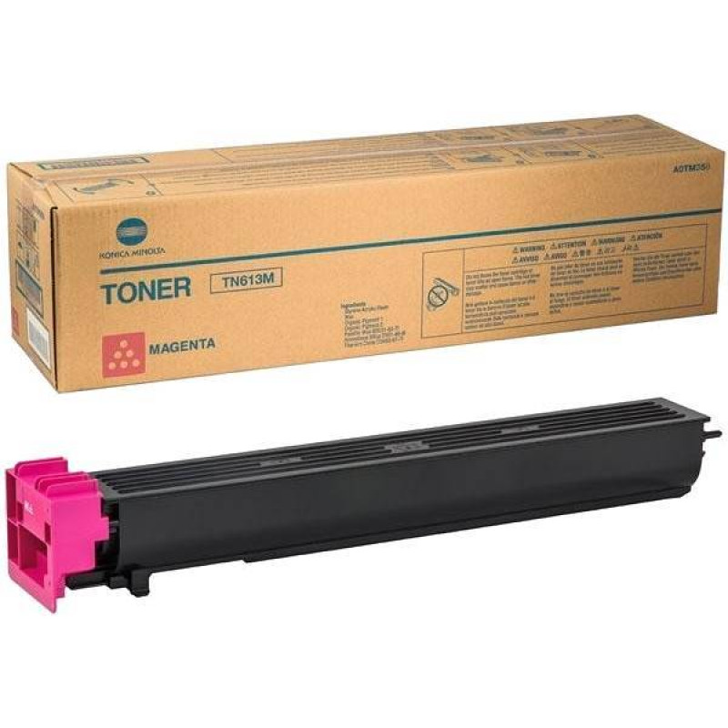 Тонер Konica-Minolta bizhub C452/552/652 красный TN-613M A0TM350