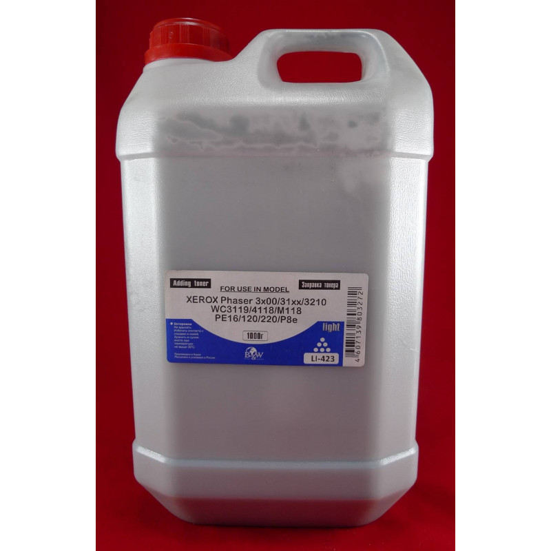 Тонер XEROX P8e, B210, Phaser 31xx/32xx/33xx/34xx/3500/3600, WC3210, Lexmark E310 (кан. 1кг) B&W Light фас.Россия