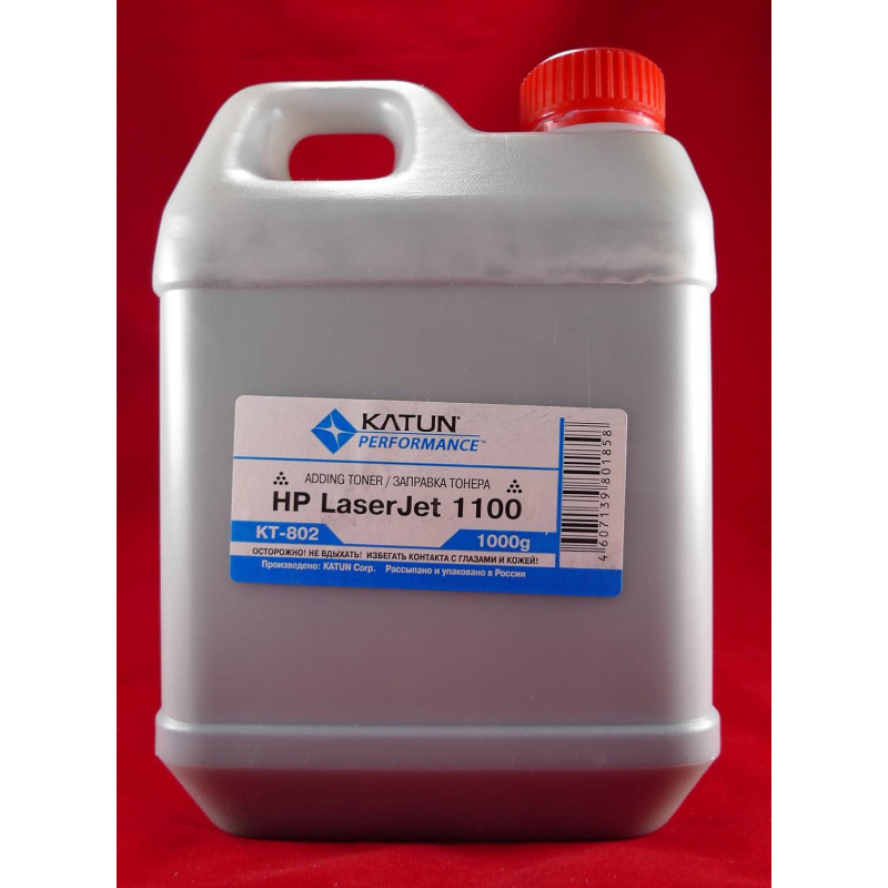 Тонер для картриджей C4092A/C3906A, FX-3/EP-22/EP-A (кан. 1кг) Katun фас.Россия