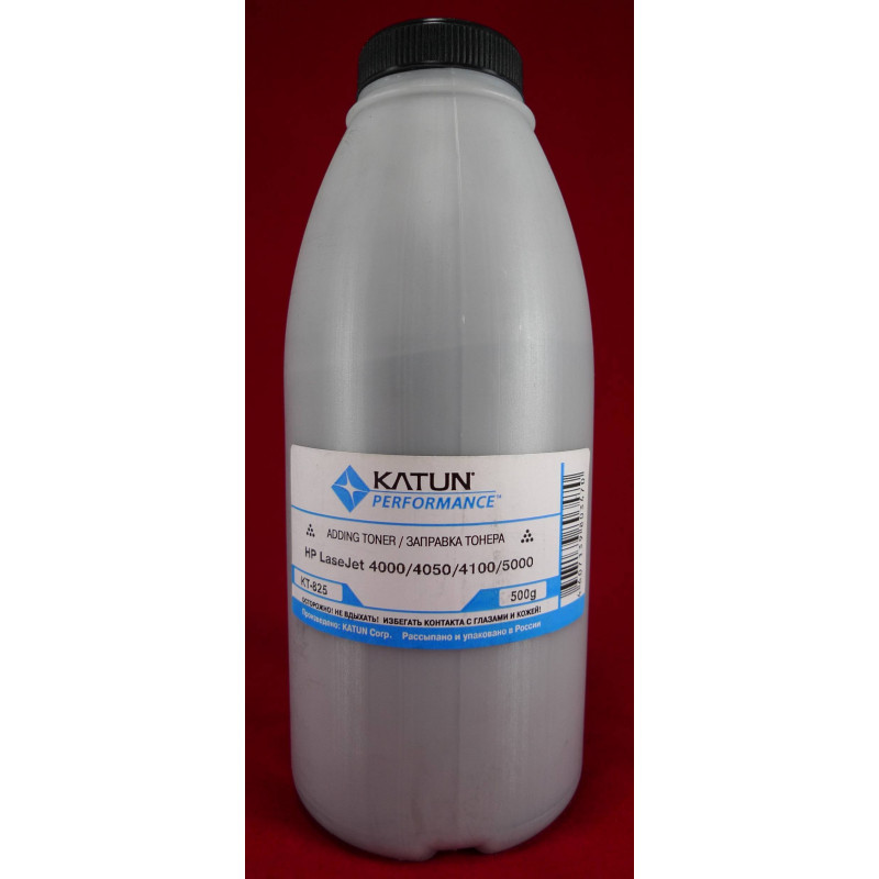 Тонер для картриджей C4127X,C4129X,C8061X,EP-52,EP-65 (фл. 500г) Katun фас.Россия