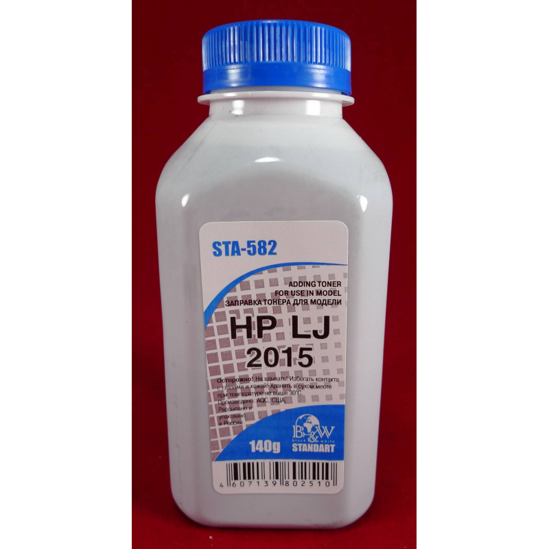 Тонер для картриджей Q7553A,CRG-715 (фл. 140г) B&W Standart фас.Россия